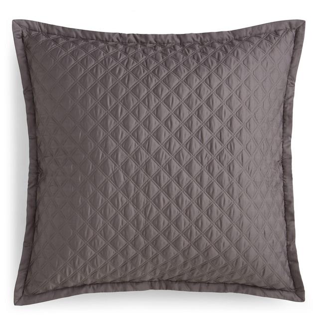 Hudson Park Collection - Hudson Park Double Diamond Quilted Euro Sham - 100% Exclusive