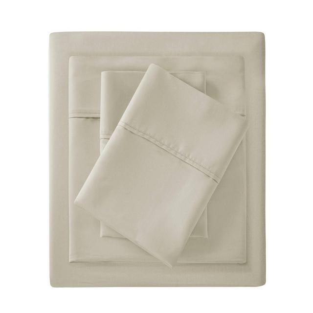 California King 1500 Thread Count Cotton Rich Sheet Set Ivory