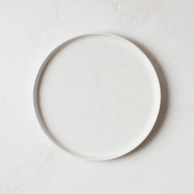 Drift Reactive Ivory Salad Plate