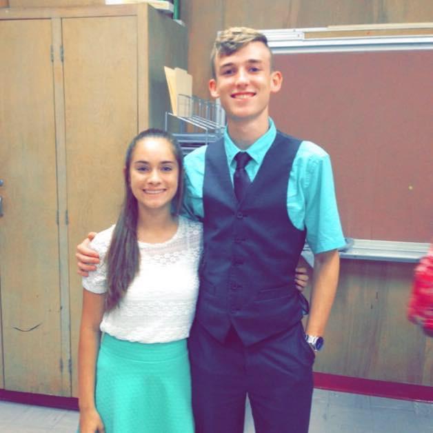 This was our very first photo together! It was Dress for Success Day, and we planned to match
September 2017