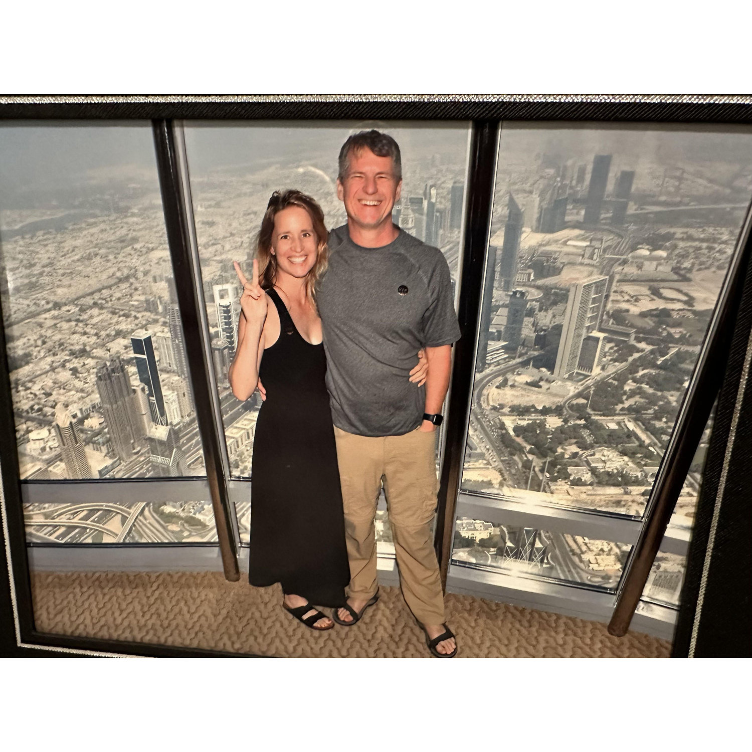 Top of Buj Kalif in Dubai