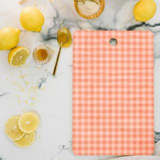 Gingham Rectangle Serving Board