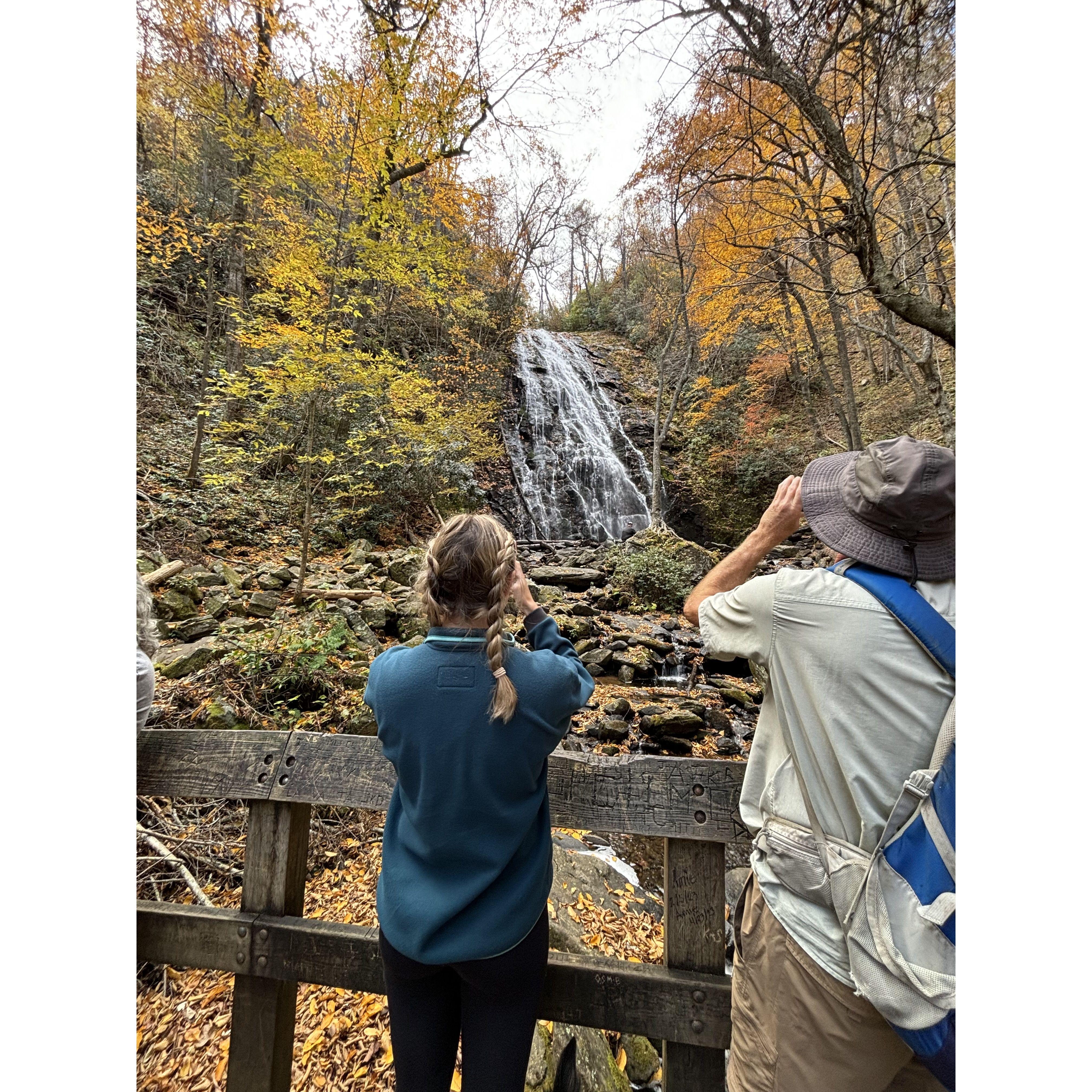 This picture was taken on a hike off the Blue Ridge Parkway!