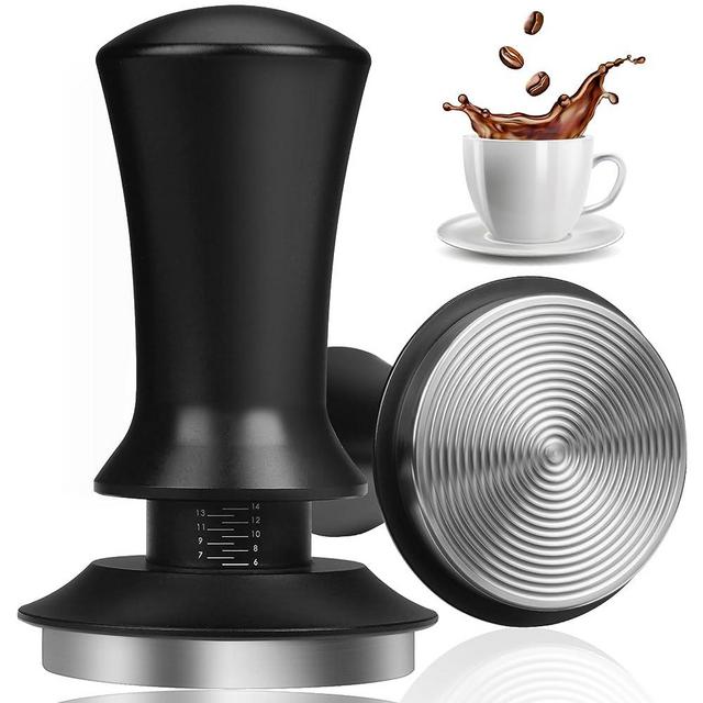 Espresso Tamper Coffee Tamp 53mm: Adjustable DR.LILIANG Hand Tampers for 53.3-54mm Portafilters, Spring-Loaded Constant Pressure Calibrated Tamper Set Tamping Accessories Gift for Barista Coffee Lover