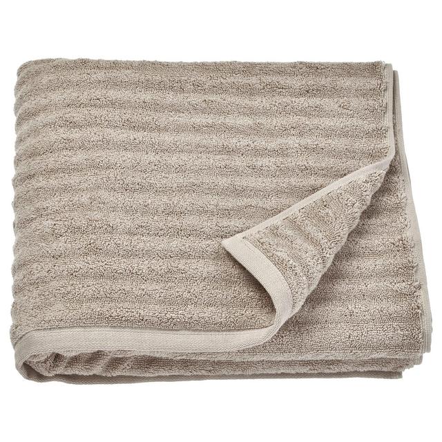 FLODALEN Bath towel, dark beige28x55 "