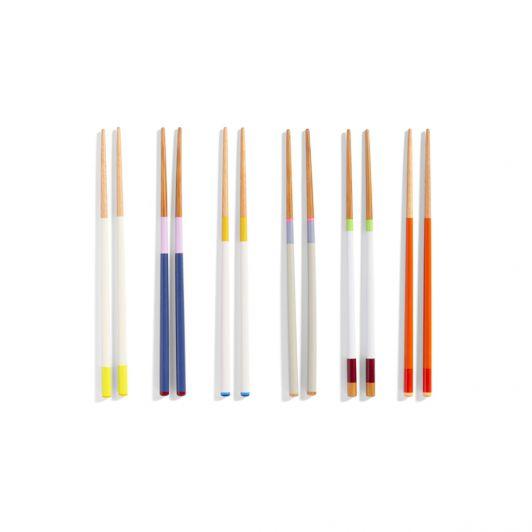 Hay Bamboo chopsticks - Multicolore, set of 6