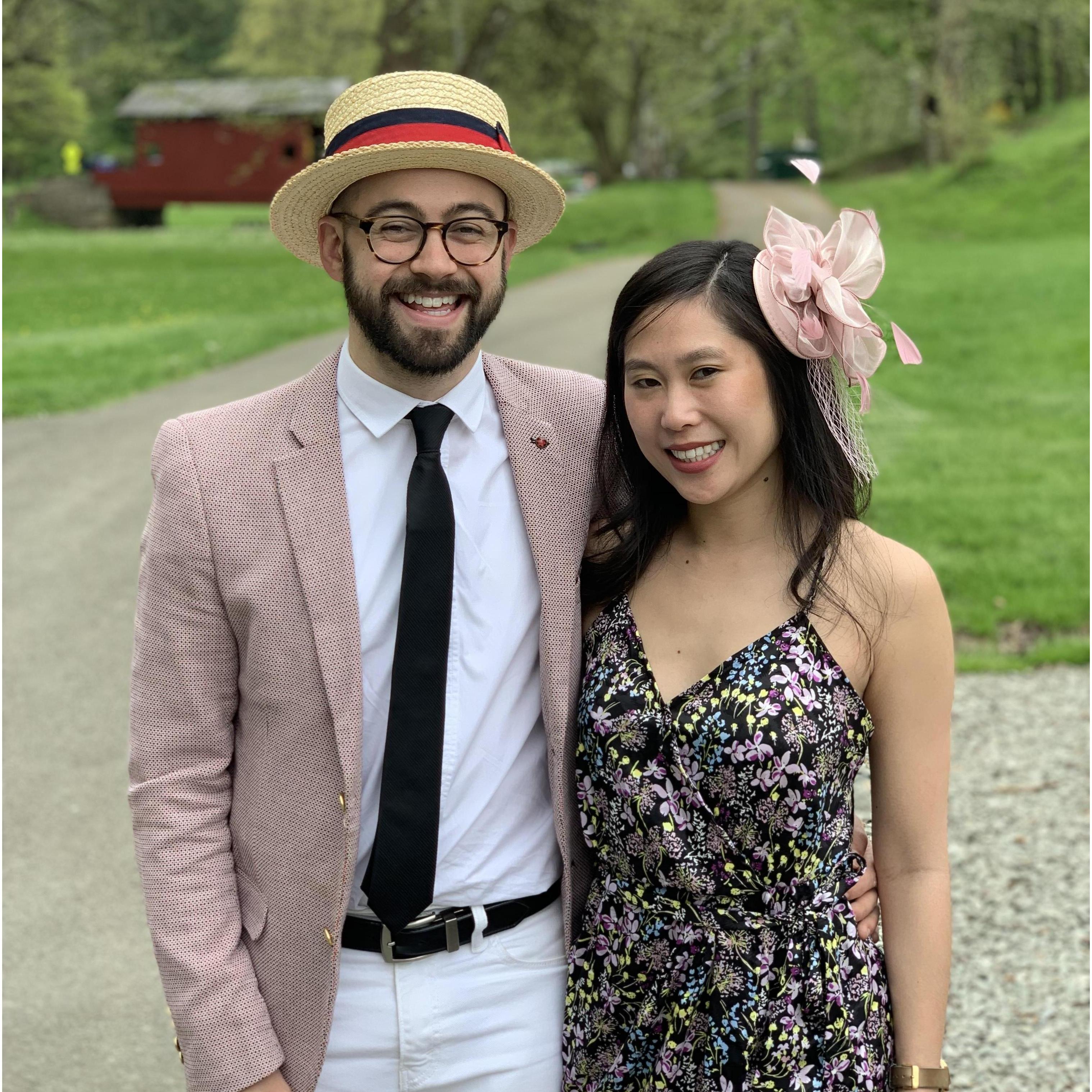 Mike & Liz's Kentucky Derby-themed wedding