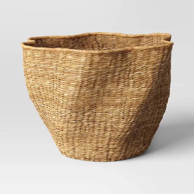 Large Woven Scallop Edge Basket - Threshold™