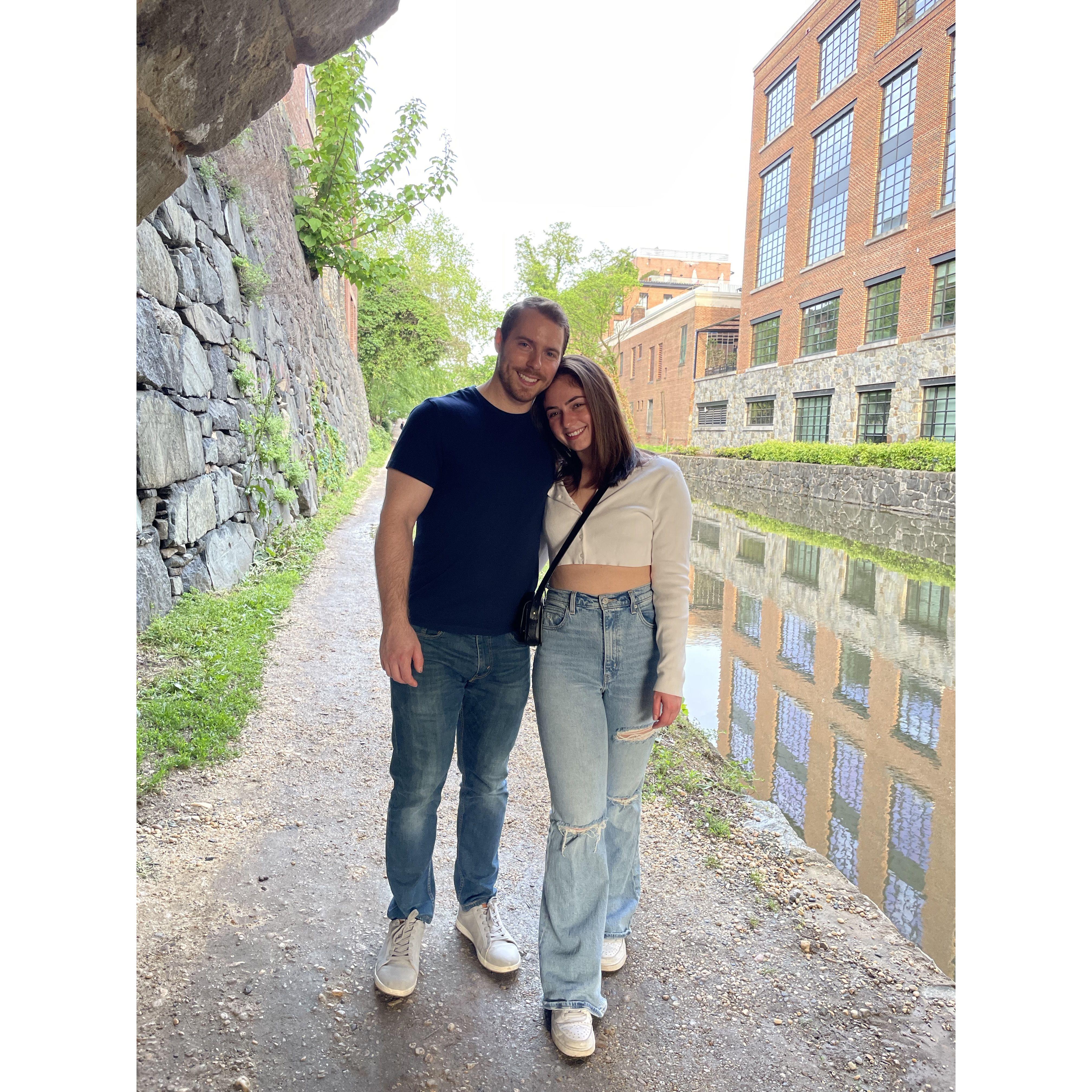 April 2023 - a walk into Georgetown along the C&O Canal