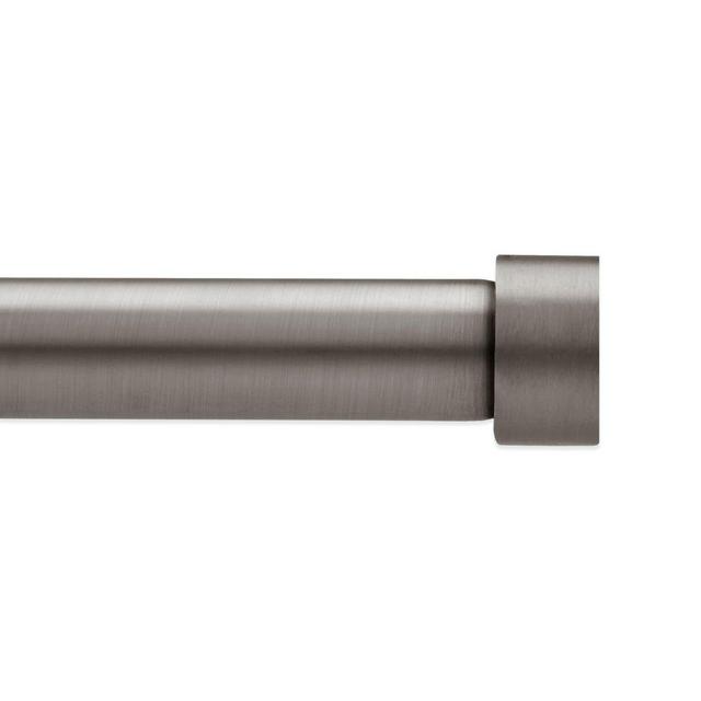 Umbra® Cappa 36 to 66-Inch Adjustable Window Curtain Rod Set in Brushed Pewter