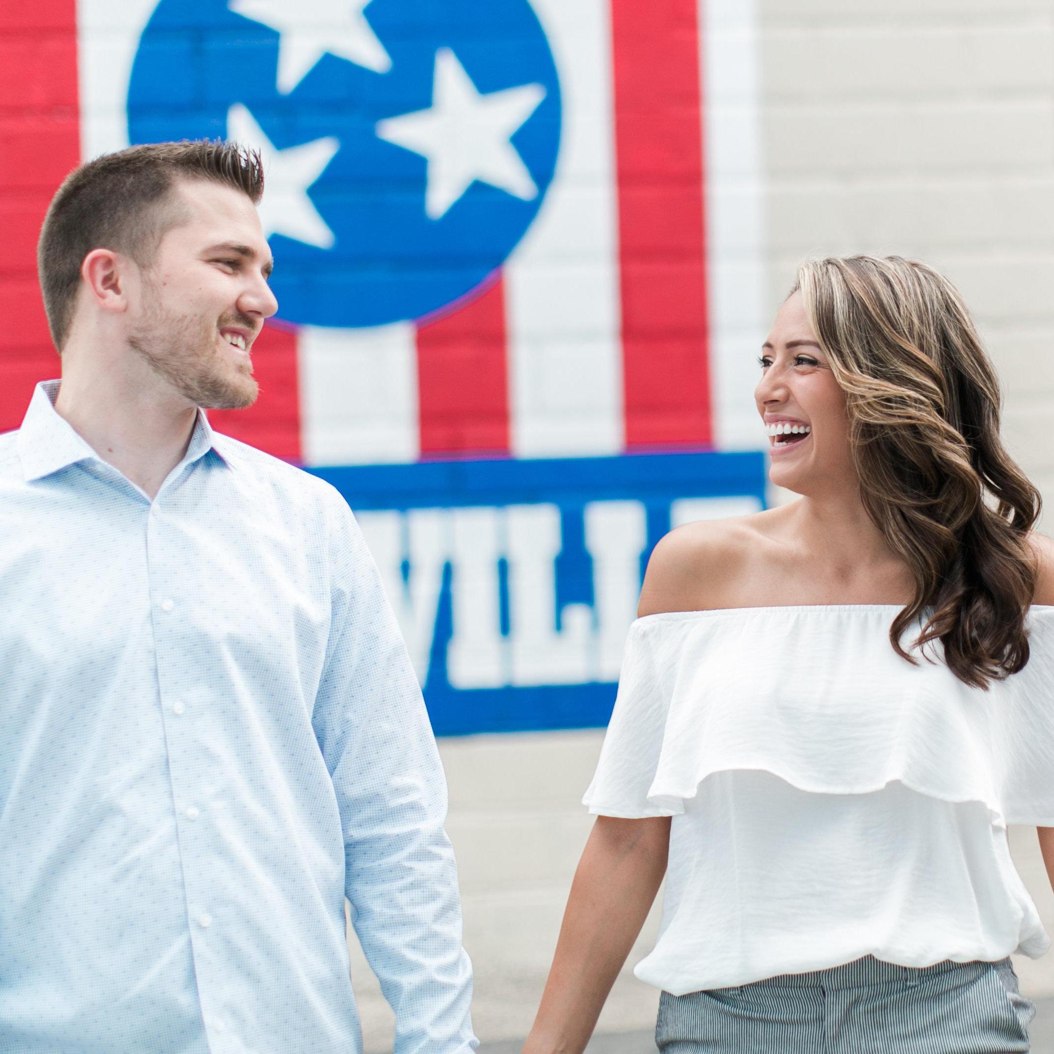 Engagement pictures in Nashville and when we picked out our wedding venue!!