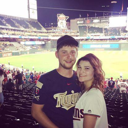 Our first Twins game!