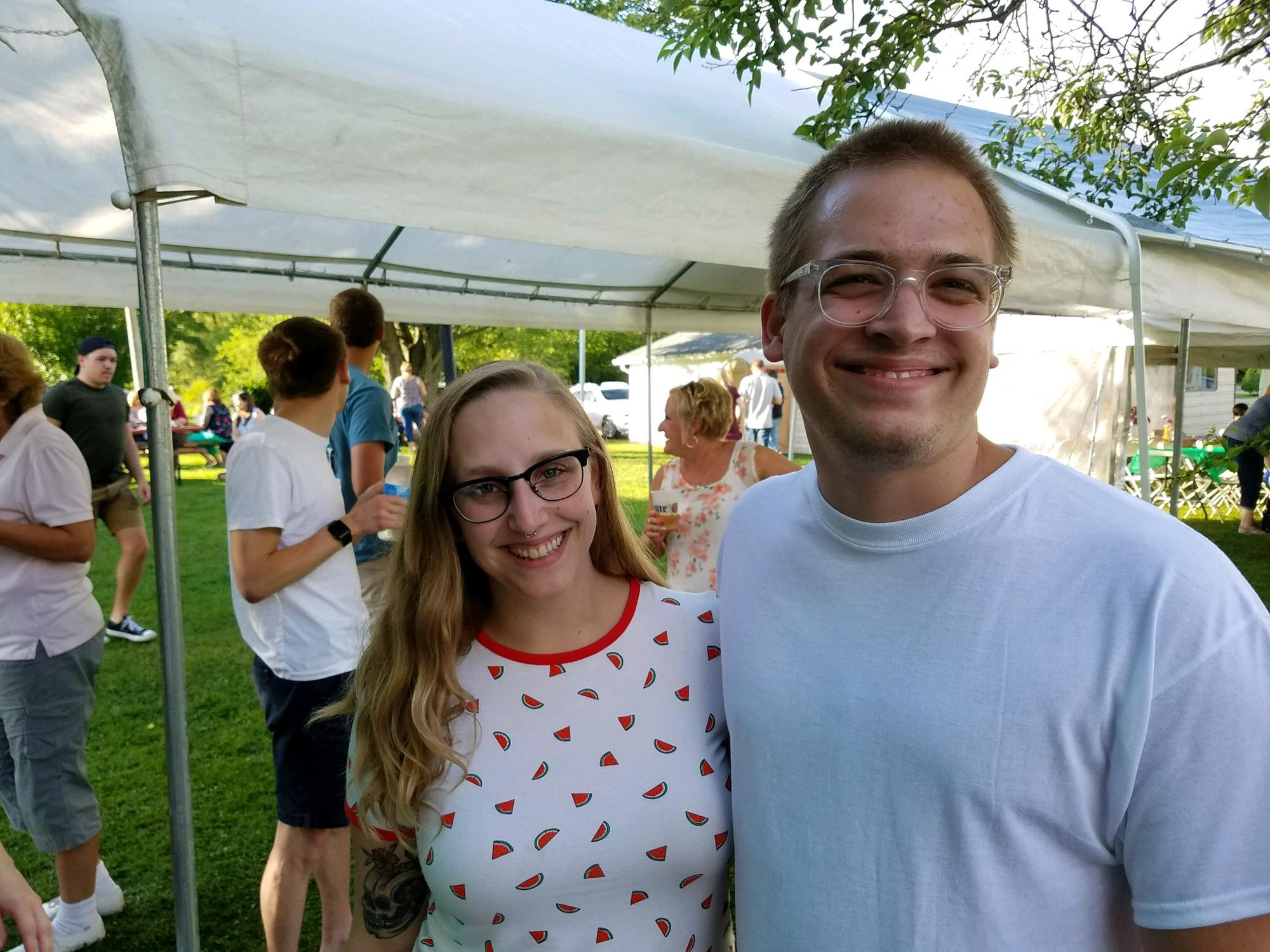 From Doug’s brother Dave & sister-in-law Sam’s wedding picnic party