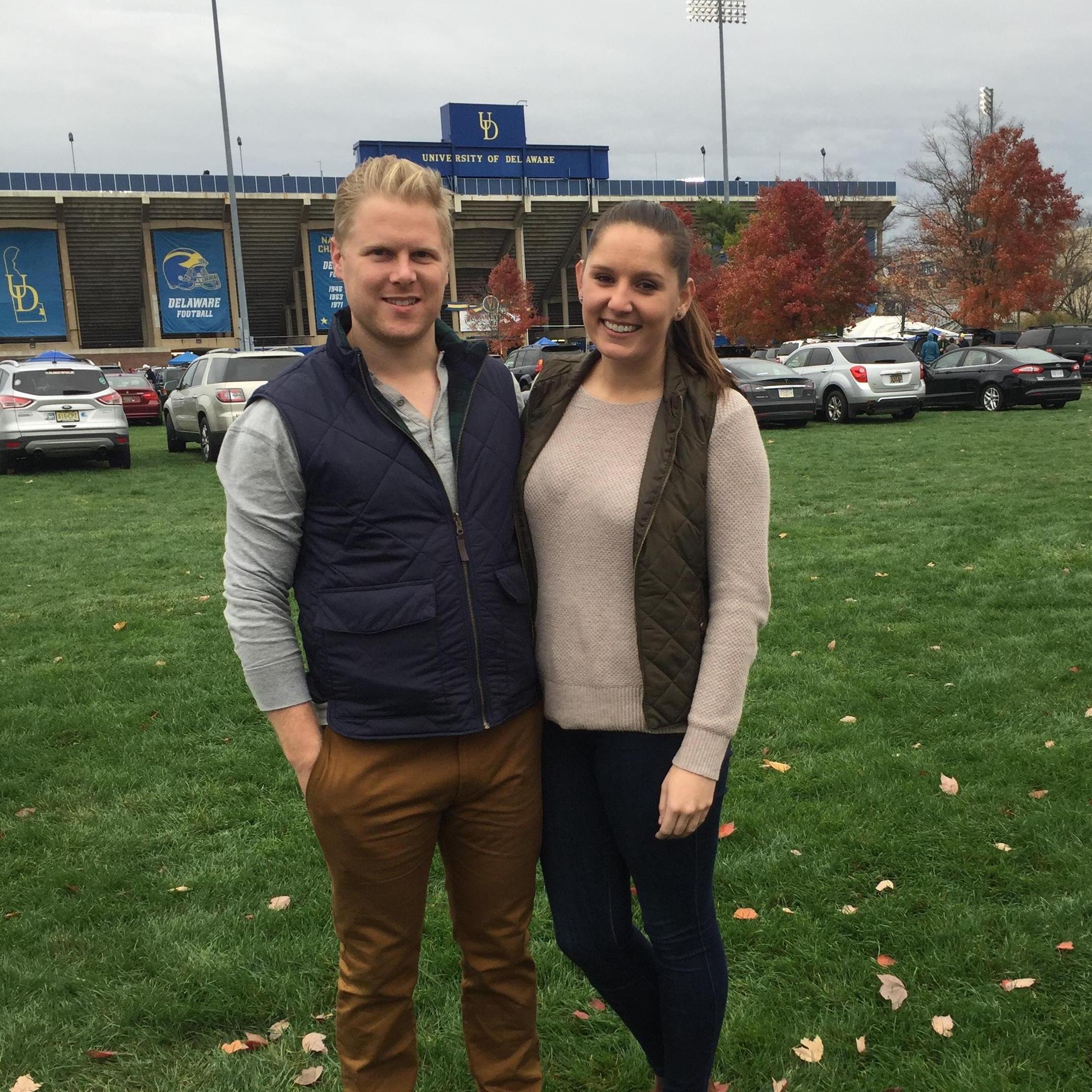 We met at the University of Delaware!