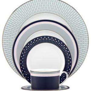 kate spade new york Mercer Drive Platinum 5 Piece Place Setting