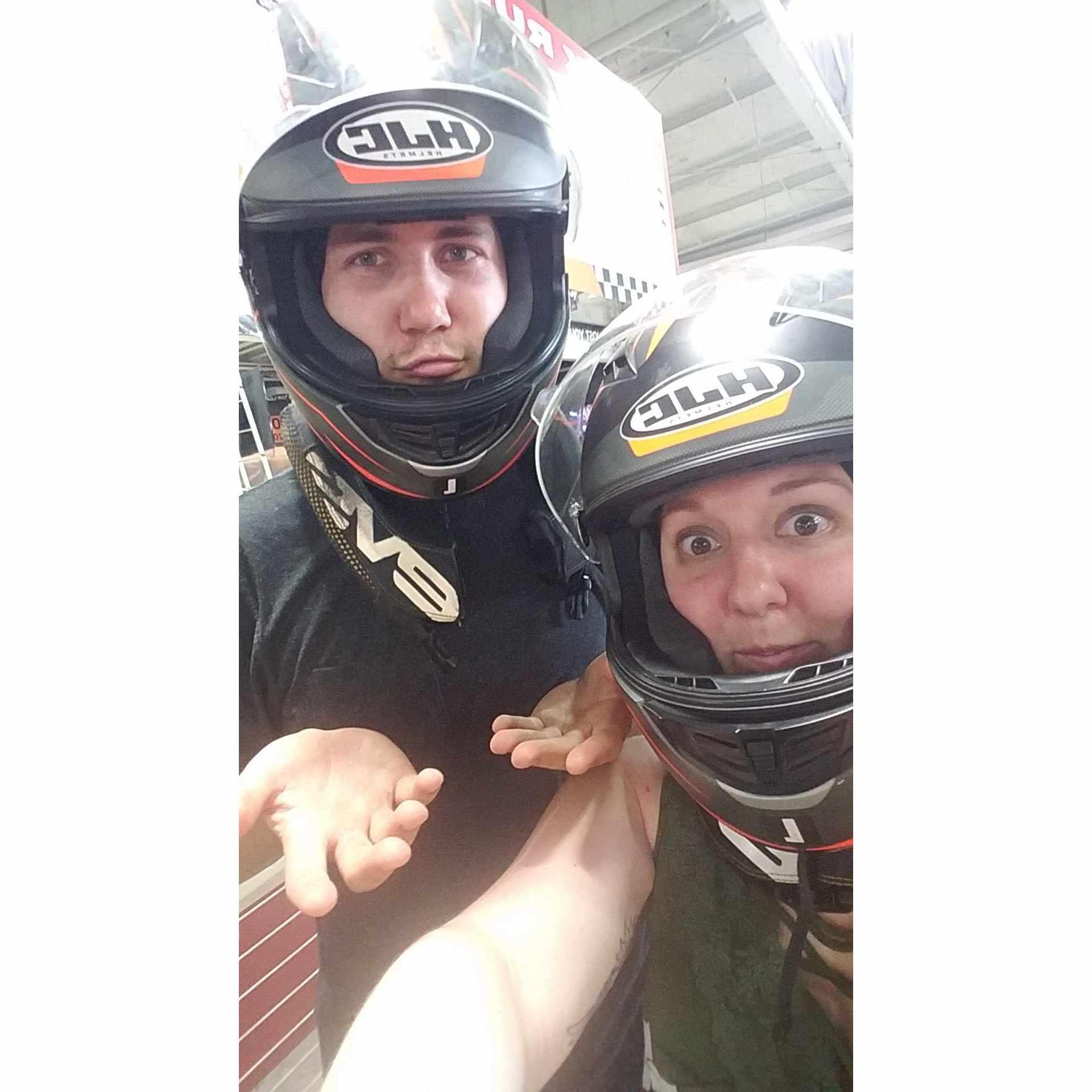 Our first vacation Go karting!