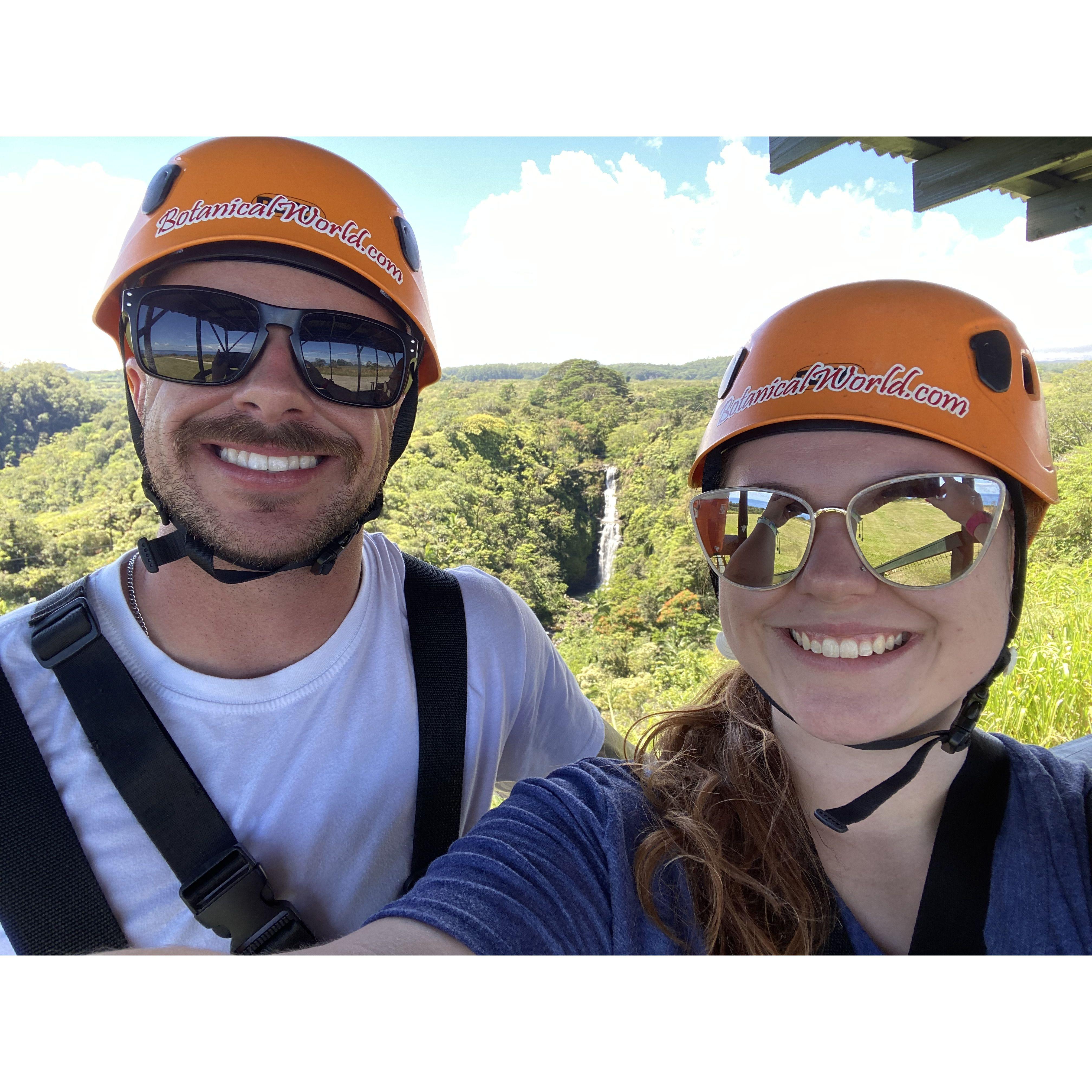 Ziplining in Hawaii