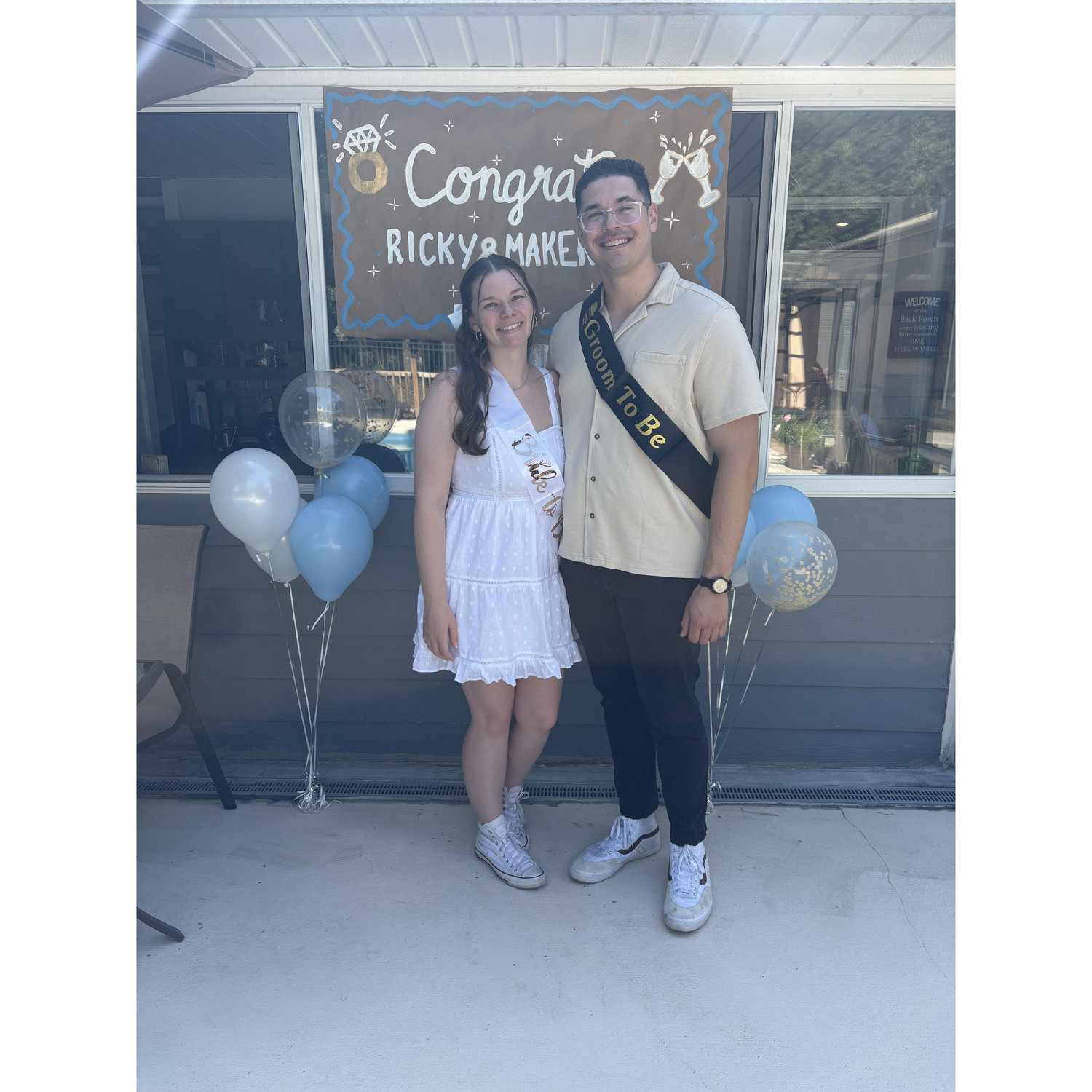 Engagement Party with all of our friends and family