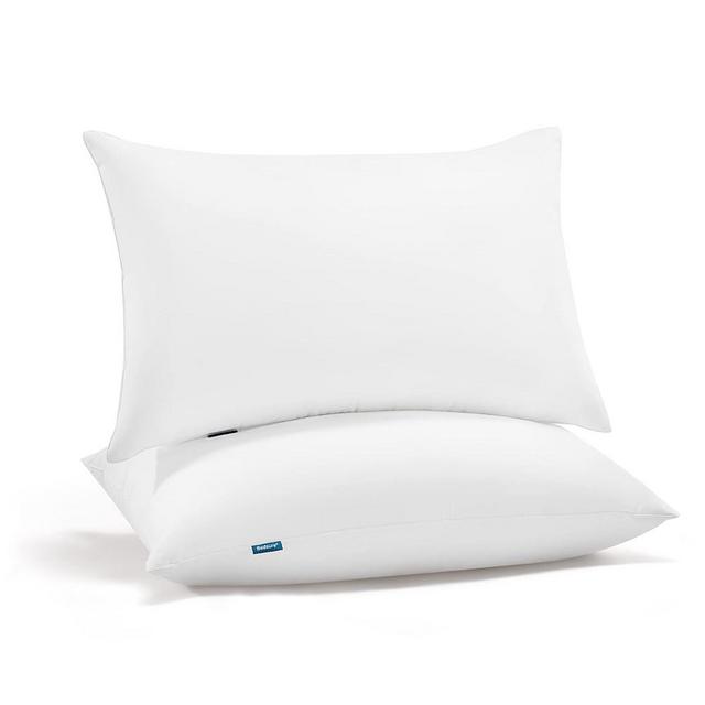 Bedsure Medium Firm King Pillows 2 Pack, Bed Pillows for Sleeping King Size Set of 2, Hotel Quality Premium Down Alternative for Medium Supportive Filling for Side, Back Sleepers