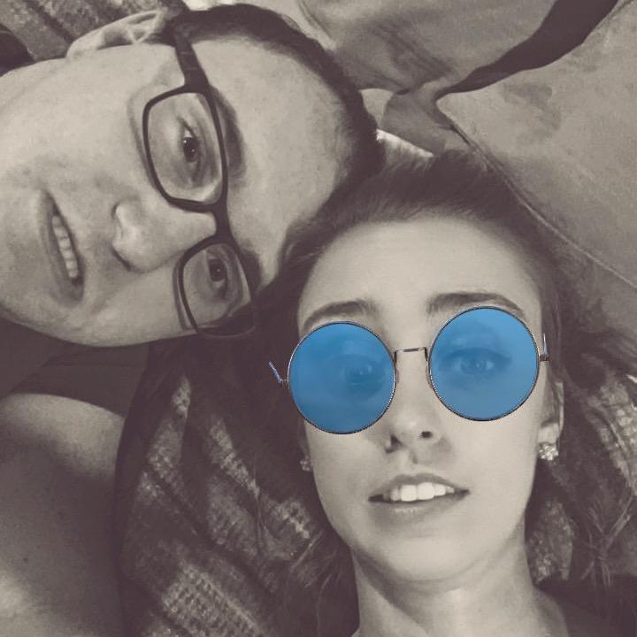 Being silly with a snapchat filter