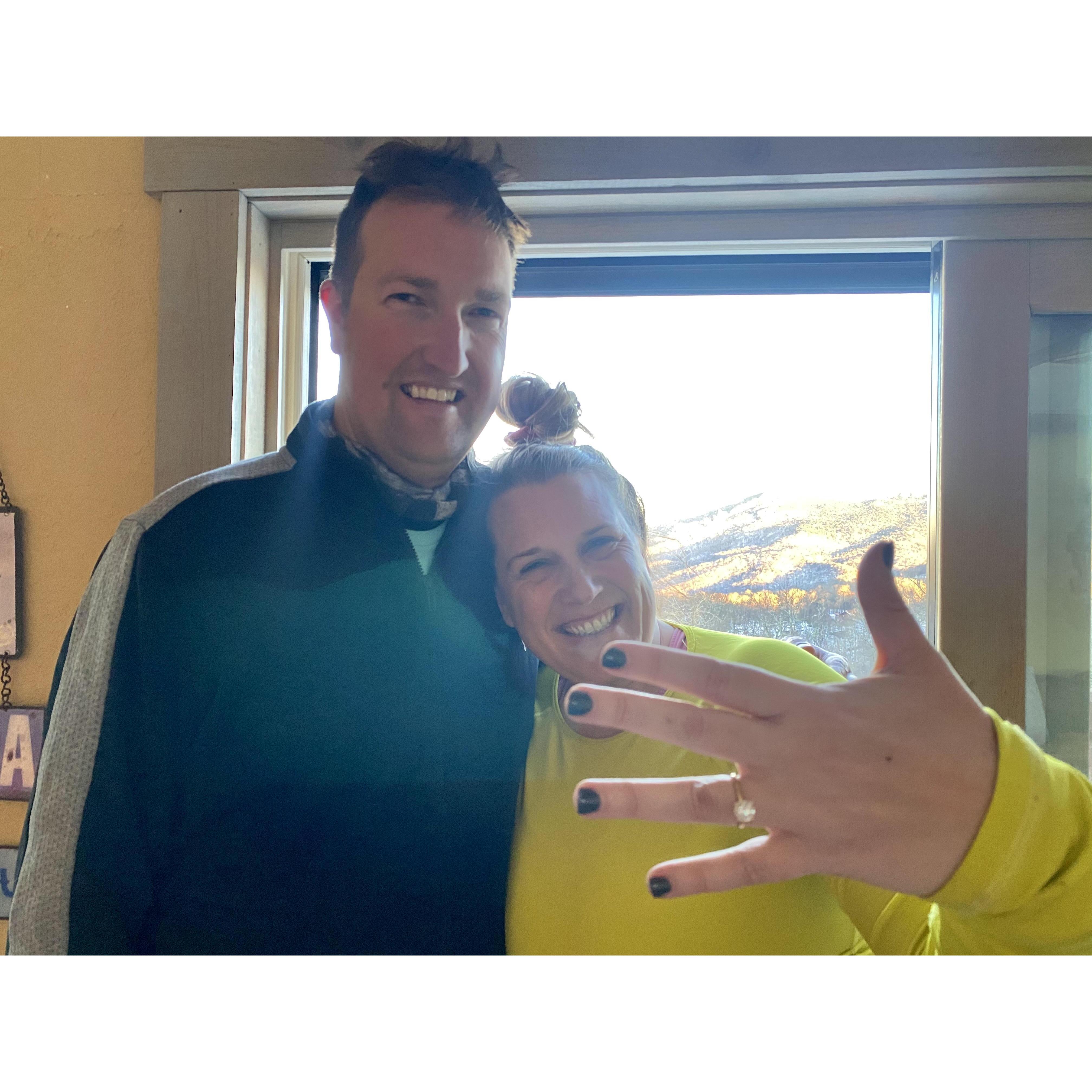 Engagement in Sugar Mountain in January!!