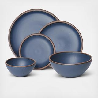 Potters 5-Piece Dinnerware Set, Service for 1