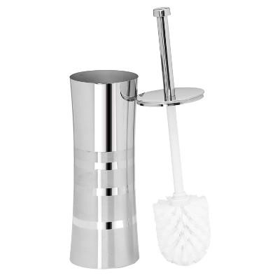 Toilet Brush And Holder Set Stainless Steel - Bath Bliss