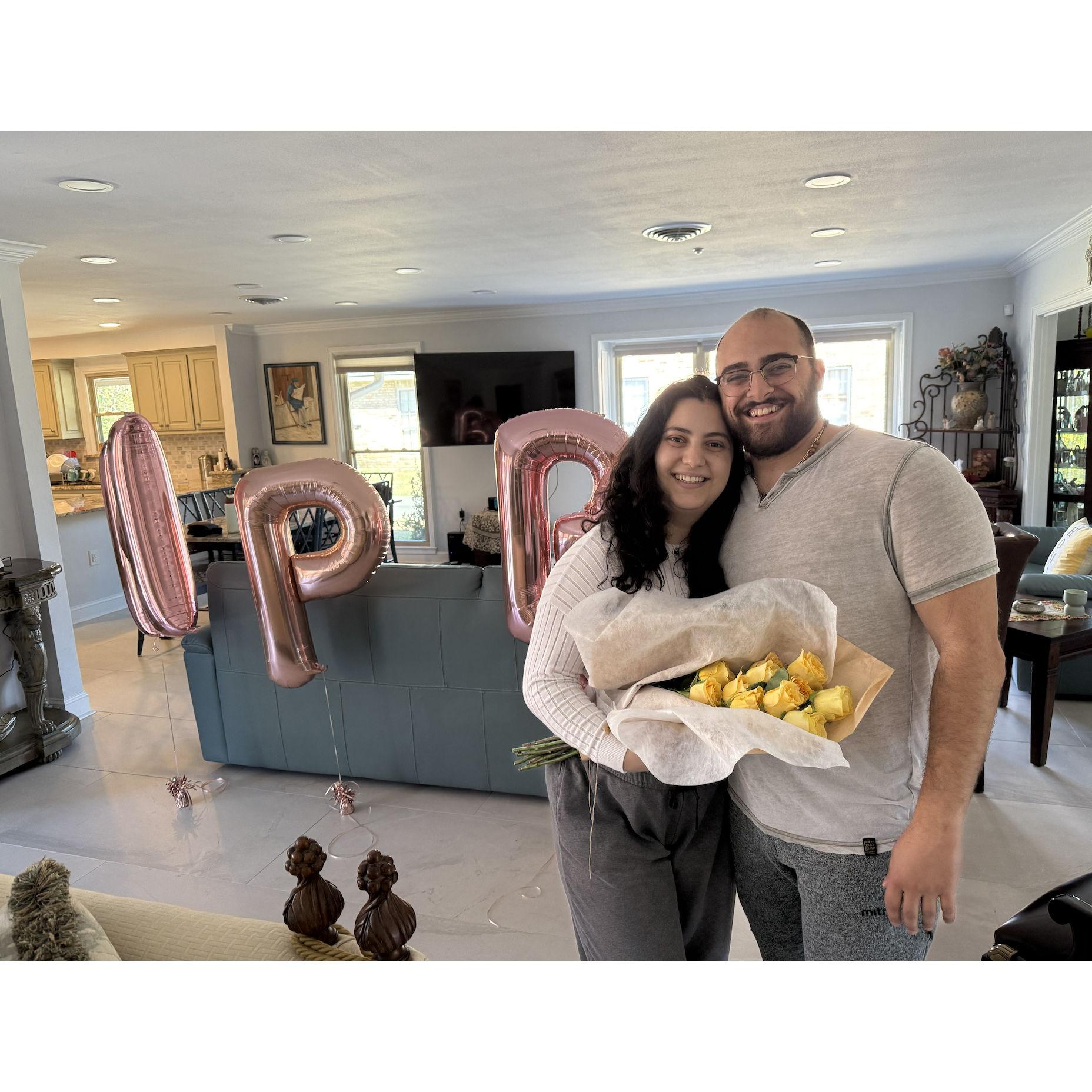 Celebrating Celine passing her NP board exam! - 2025