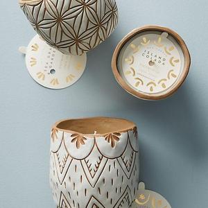 Knotwork LA Etched Ceramic Candle -
