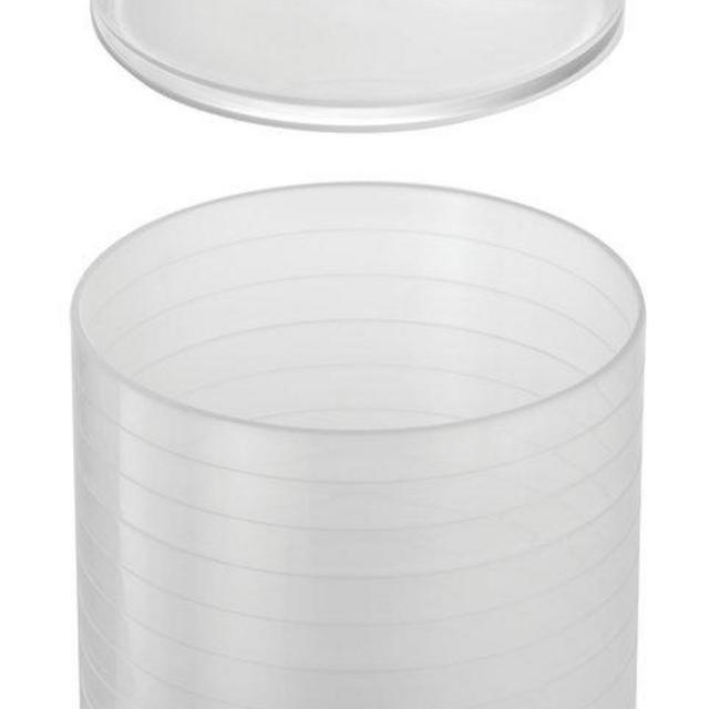 iDesign Clarity Hair Care Organizer Container, Accessory Holder to Hold Ties, Elastics, Clips, Headbands, 6" x 6" x 7"