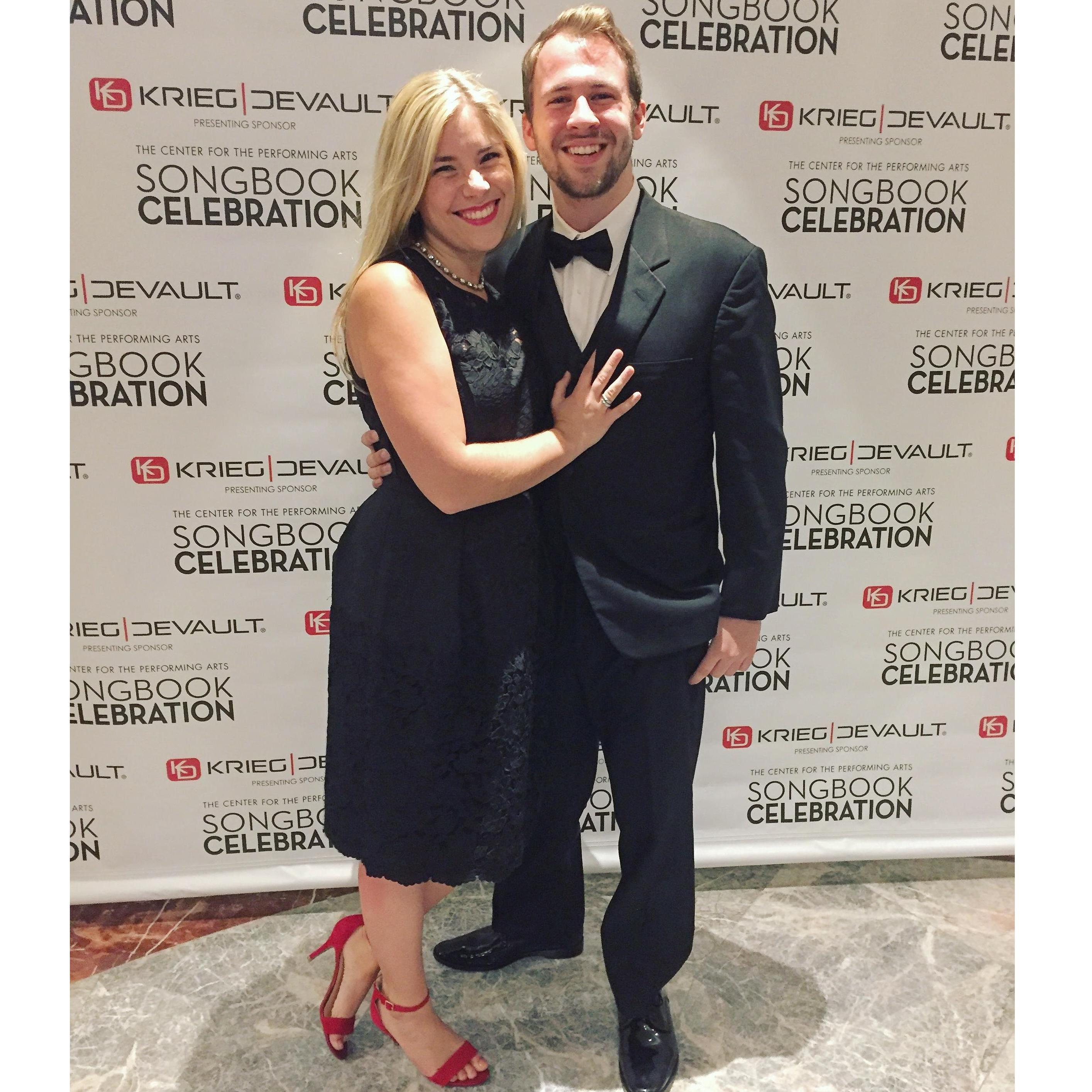 All dolled up for the red carpet at the Center for Performing Arts in Carmel.