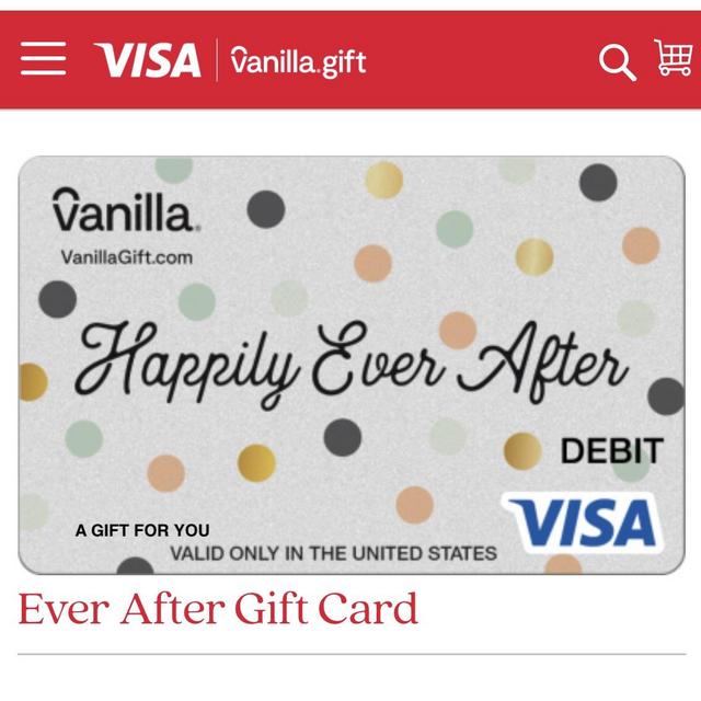 Ever After Gift Card