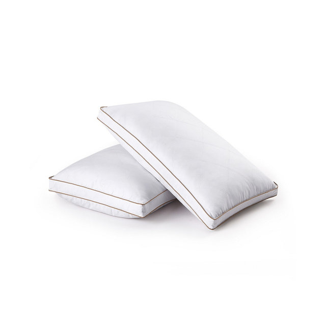UNIKOME Medium Firm Goose Feather 2-Pack Pillows, King