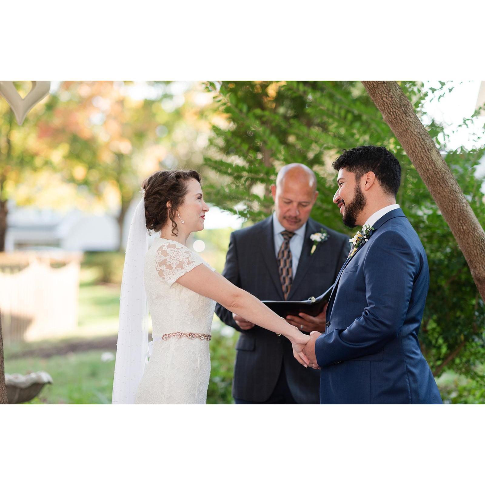 Ray gave them a perfect ceremony.