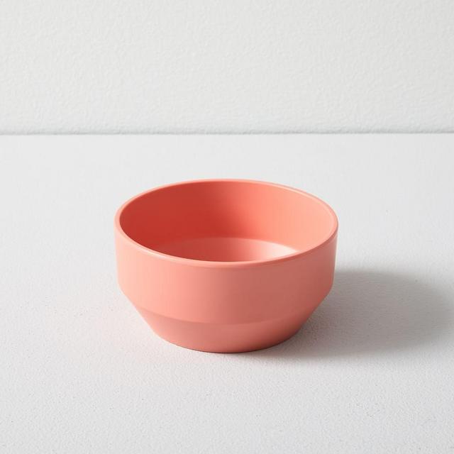Modern Melamine Cereal Bowl, Pink Grapefruit