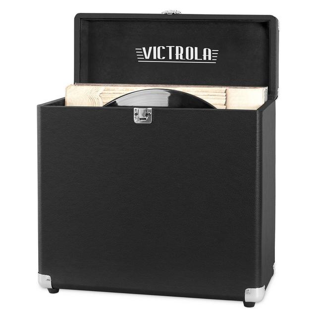 Victrola™ Vinyl Turntable Record Storage Case in Black
