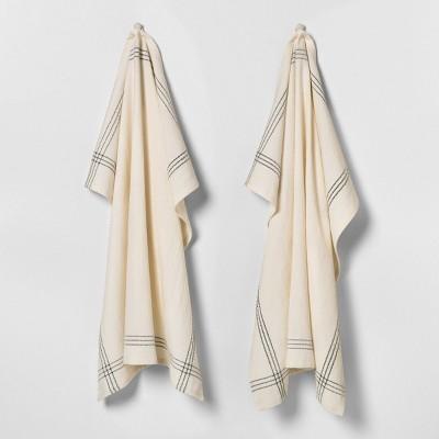2pk Flour Sack Towel Green (Includes Tax)