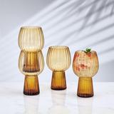 Phoebe Optic Goblet Glass, Set of 4