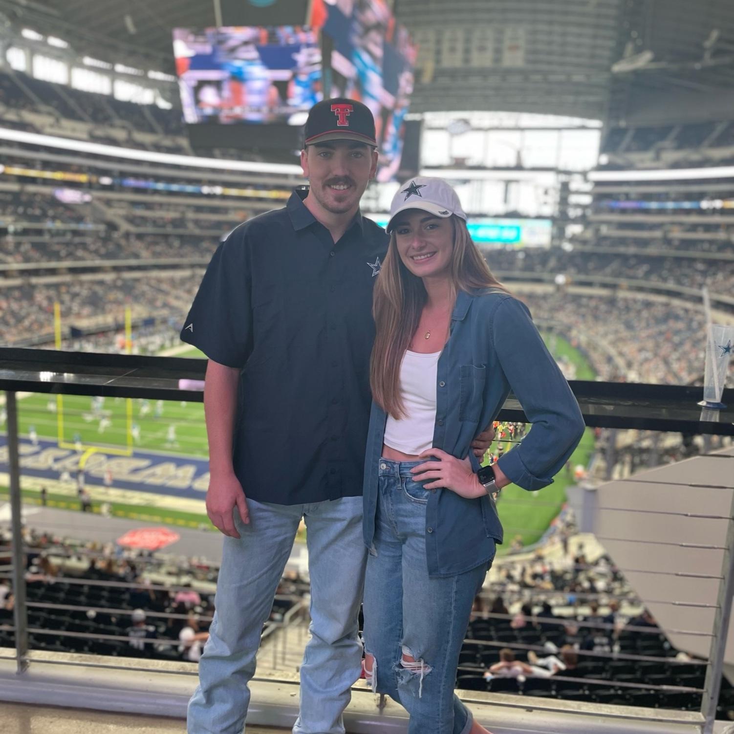 Our first picture taken together!