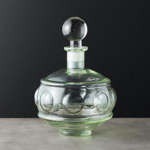 Gusano Green Glass Decanter
