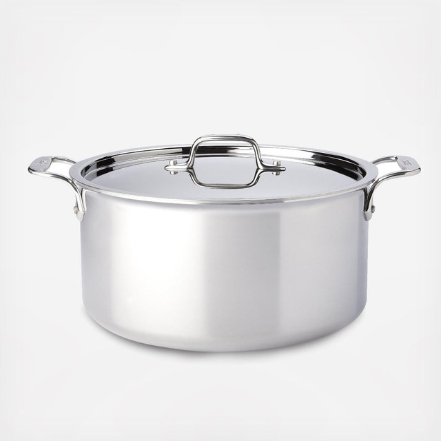 All-Clad, d3 Tri-Ply Stockpot with Lid | Zola