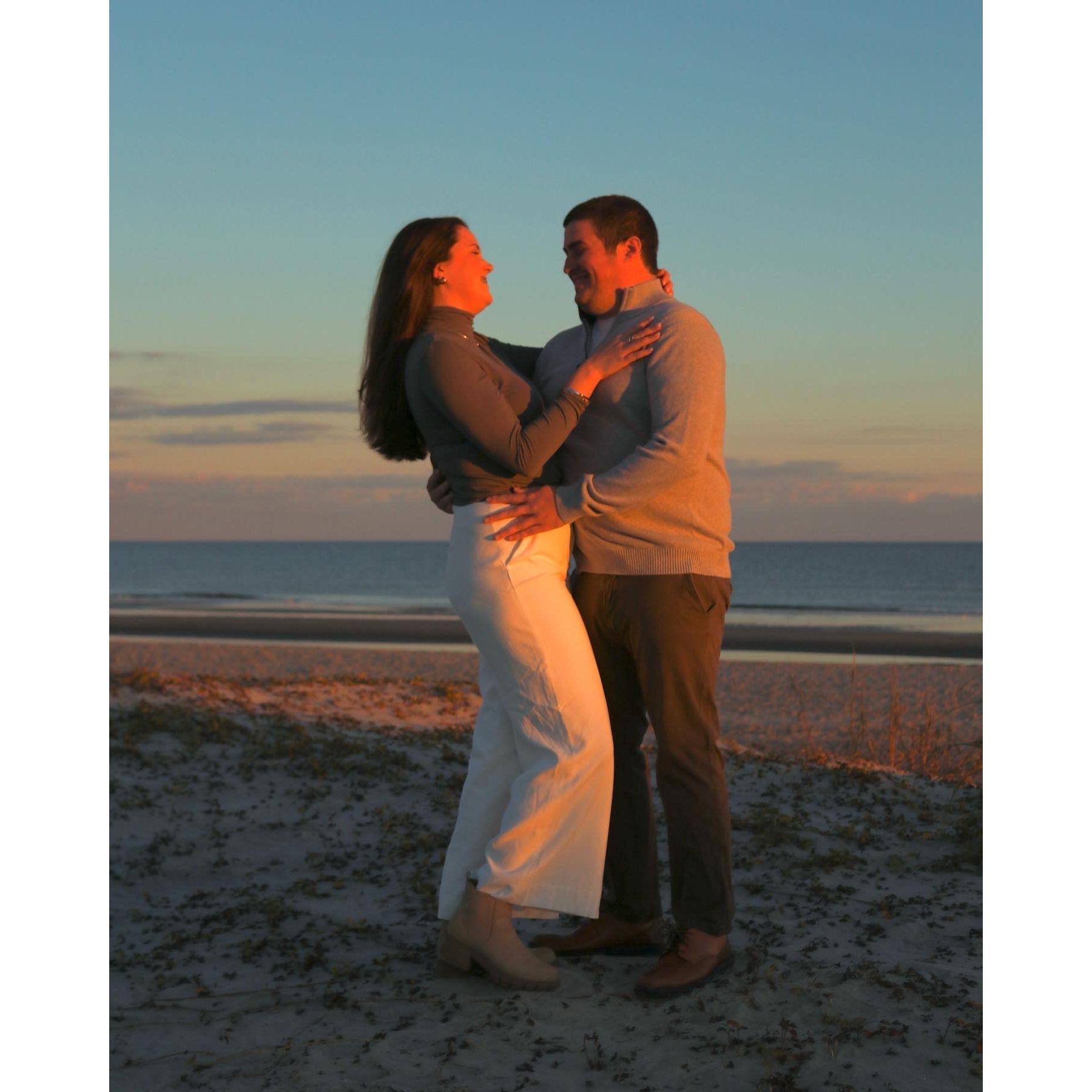 Our first round of engagement photos were shot by Libby's cousin, and Bridesman, Ben.