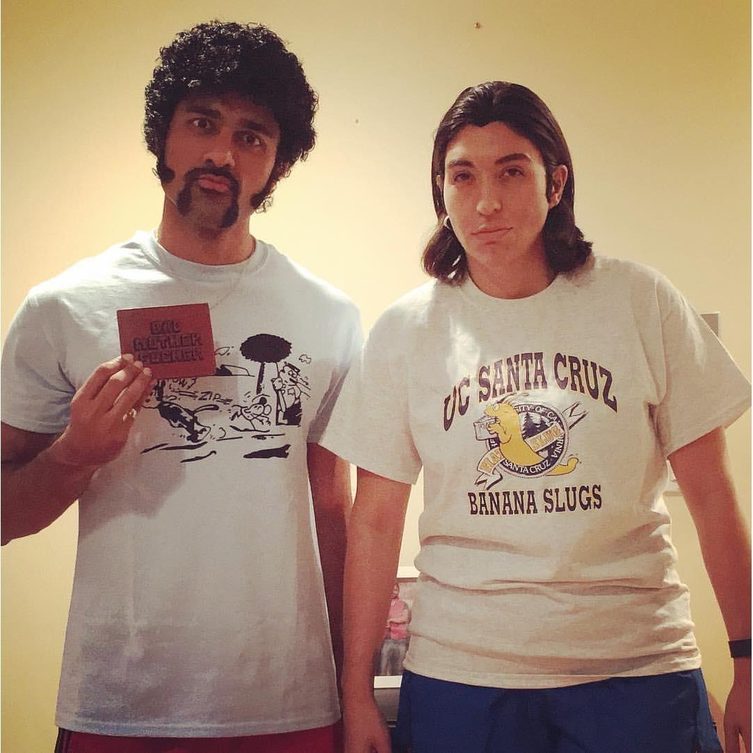 Pulp Fiction's Jules and Vincent lookalikes for Halloween