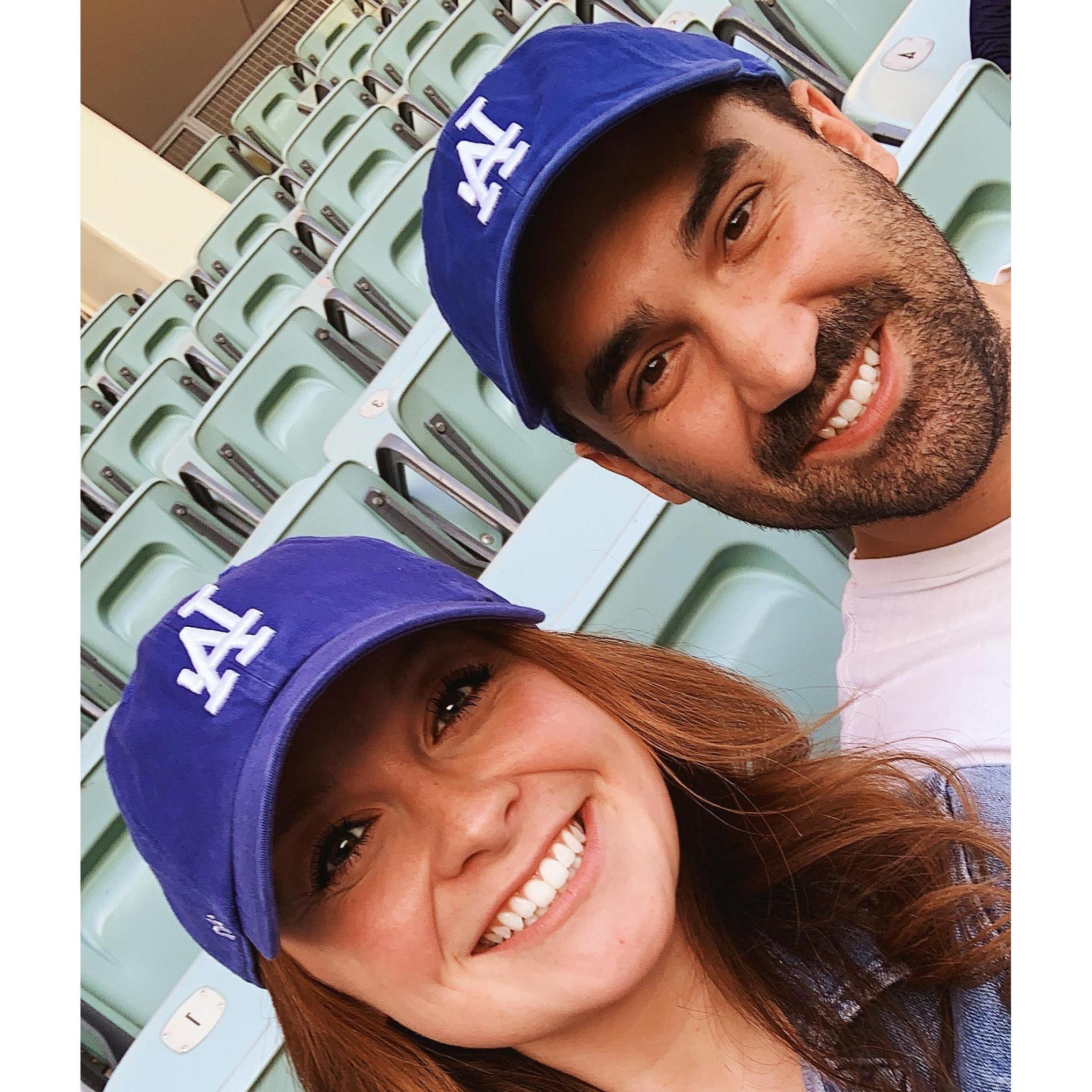 Our first Dodgers Game!
