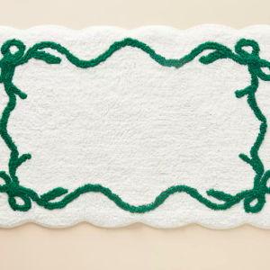 Bow Cotton Bath Mat
