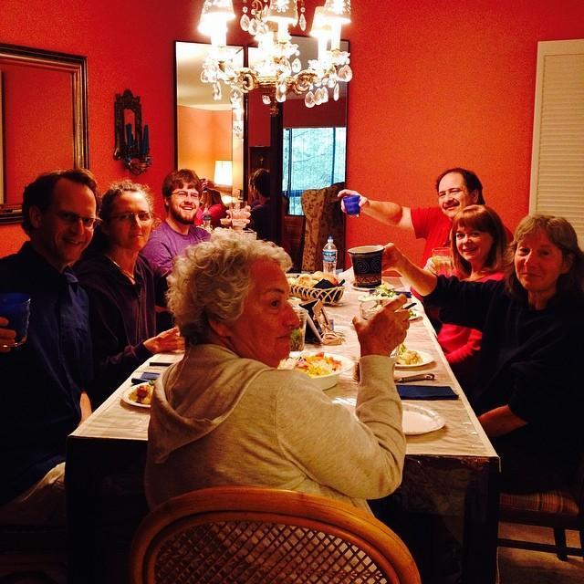 The night before we laid Lauren's Grandfather to rest. We had a beautiful family meal and we wish he could be with us in person on our wedding day <3