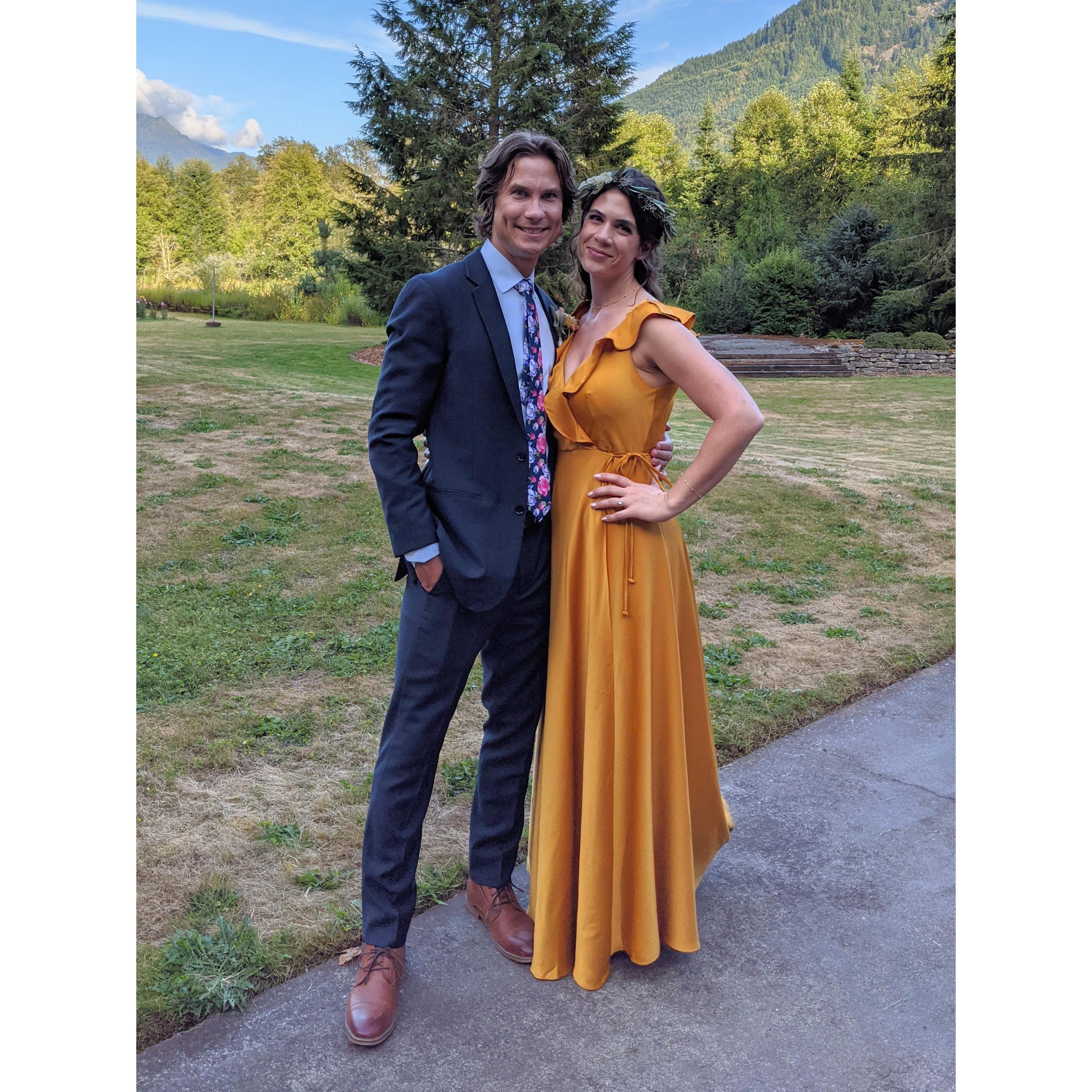 At the other most important wedding of the century, Graham & Claire's (2020).