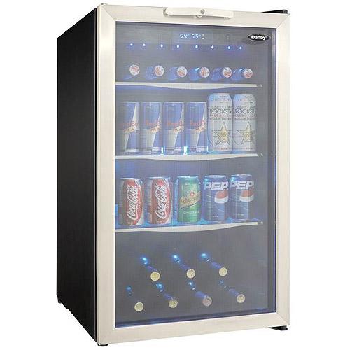 Danby 88 Can & 7 Bottle Stainless Steel Beverage Center