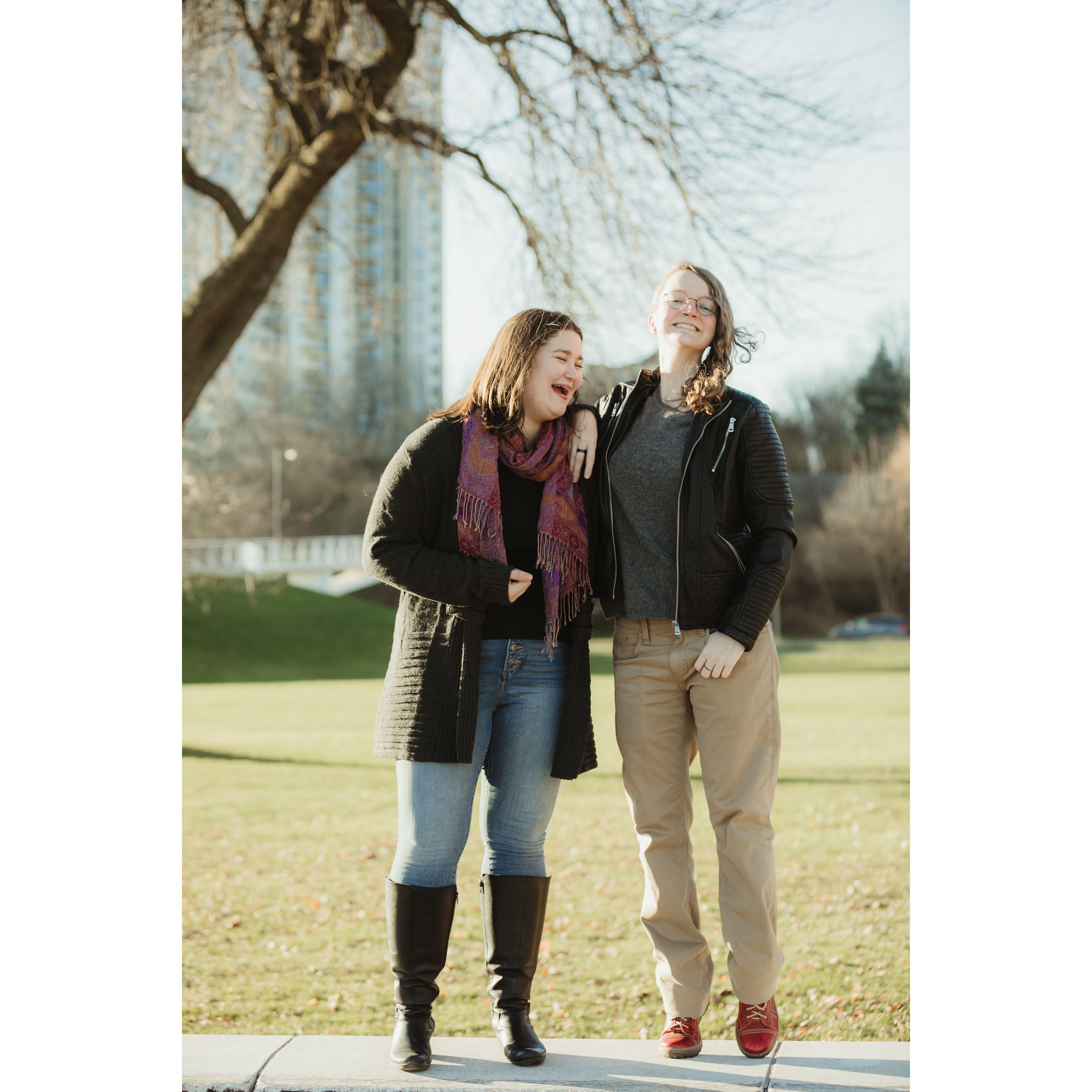 Engagement Photos
We are the same height, I swear :)