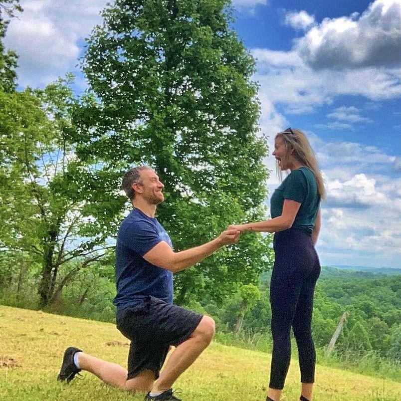The proposal at Red River Gorge, KY